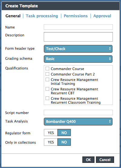 Create new Template collections